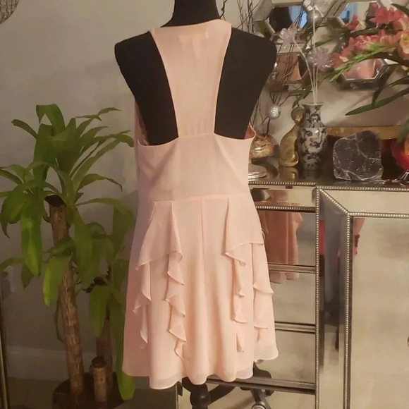 BCBG generation gorgeous peach dress size 12 NWOT - Picture 5 of 8